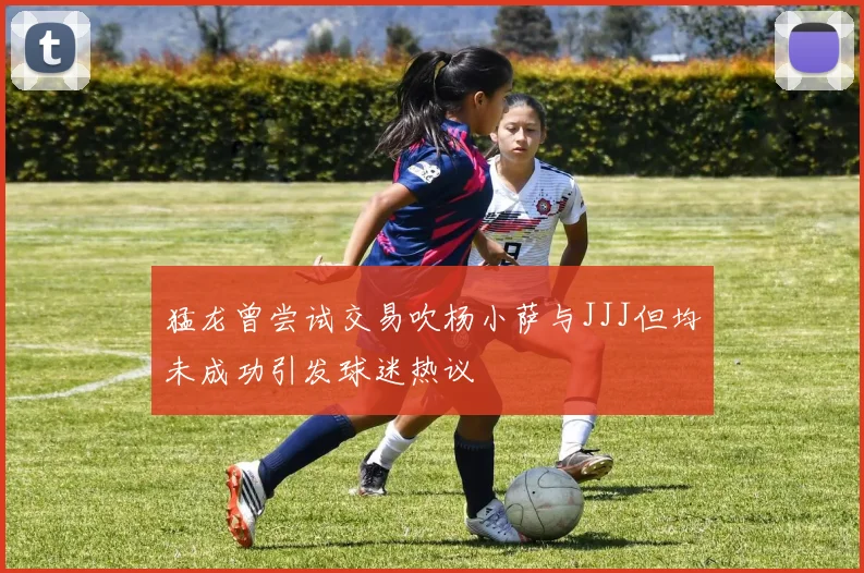猛龙曾尝试交易吹杨小萨与JJJ但均未成功引发球迷热议