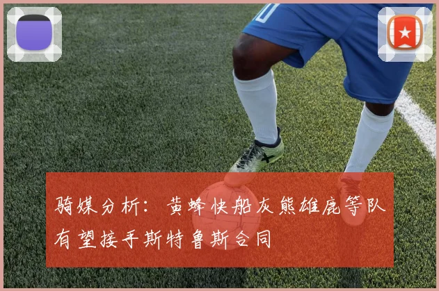 骑媒分析：黄蜂快船灰熊雄鹿等队有望接手斯特鲁斯合同